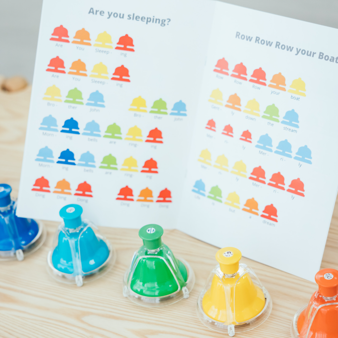 Rainbow Music Score (Book 1) (For Rainbow Bells and Piano Stickers)