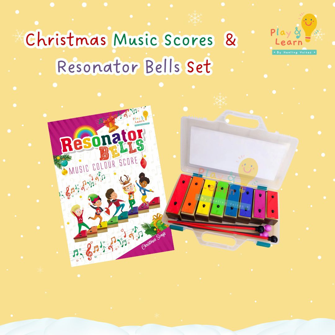 Christmas Set C: Resonator Bells(8 notes) + Christmas Music Score Book