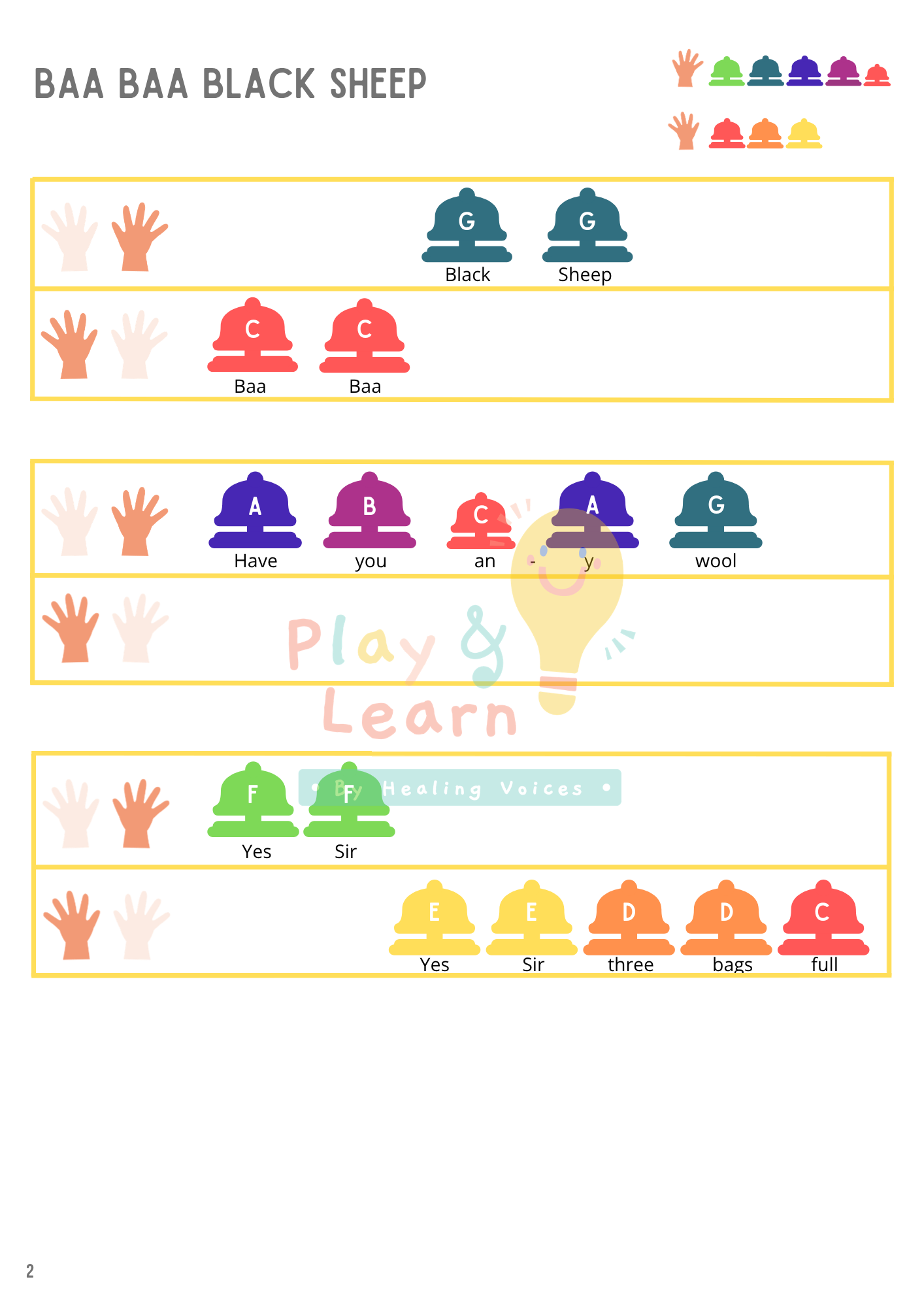 Resonator Bells Music Score Book 3 Digital Version