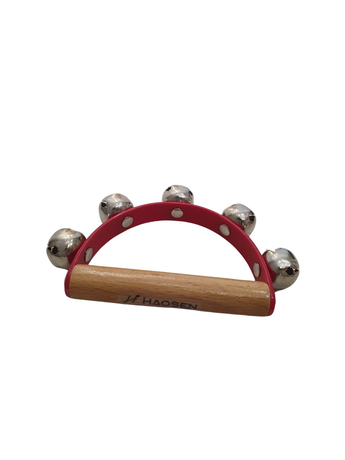 Sleigh Bells On Wood Handle (5 Bells)