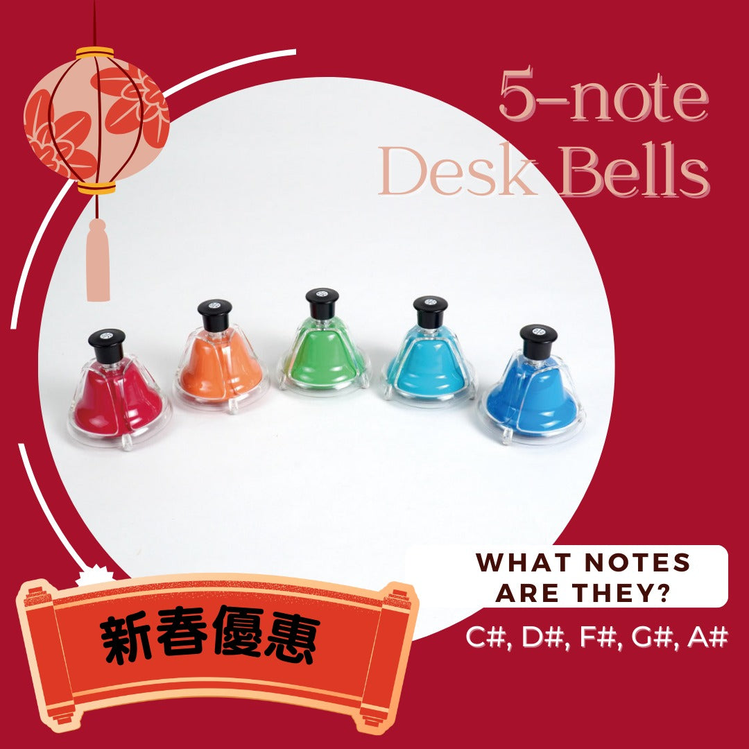 Rainbow Desk bells 5 notes(Pre-order)