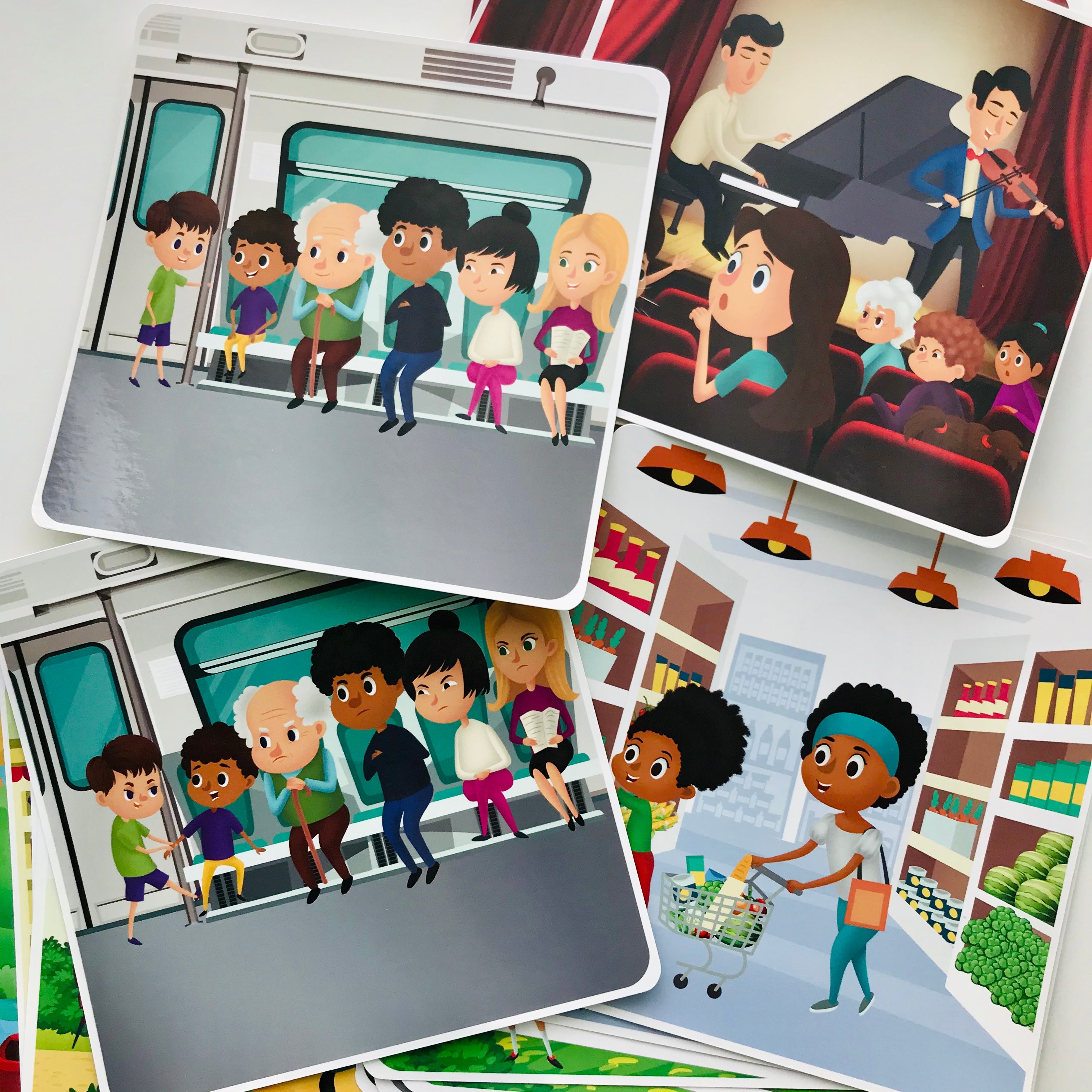 Social Card Collection Social Manner Cards – Play & Learn by Healing Voices
